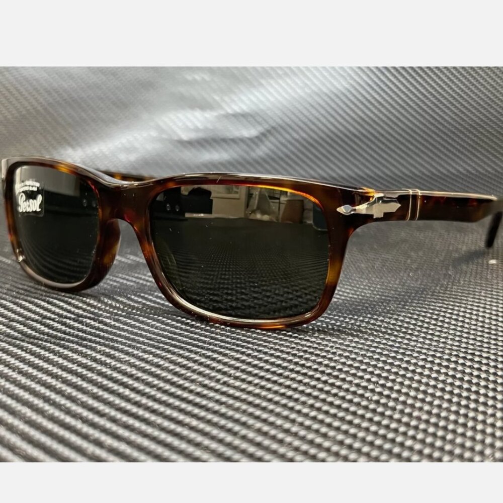 Persol Havana Mens 58mm Sunglasses